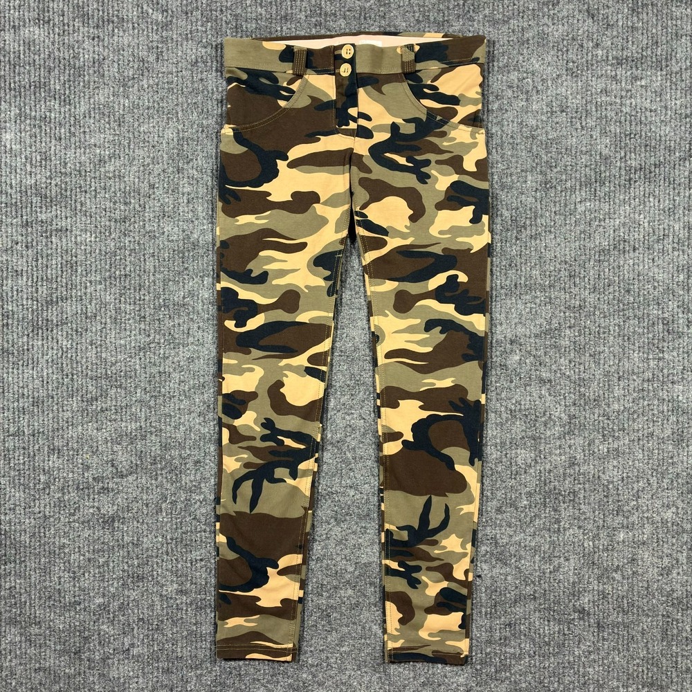 Freddy WR.UP Womens Leggings Size Small Camouflage Shaping Low Rise Stretch
